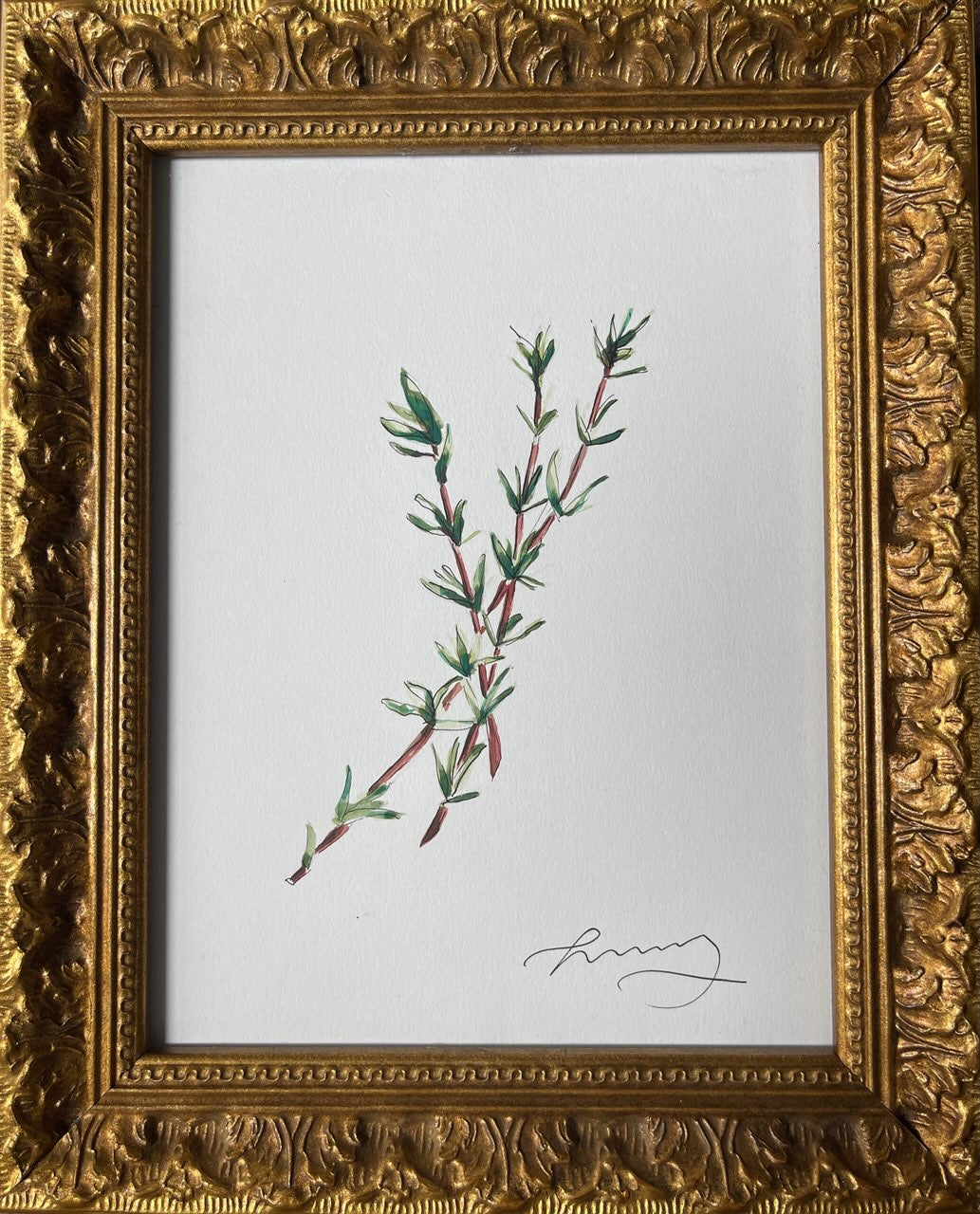 Rosemary Original Watercolor Art